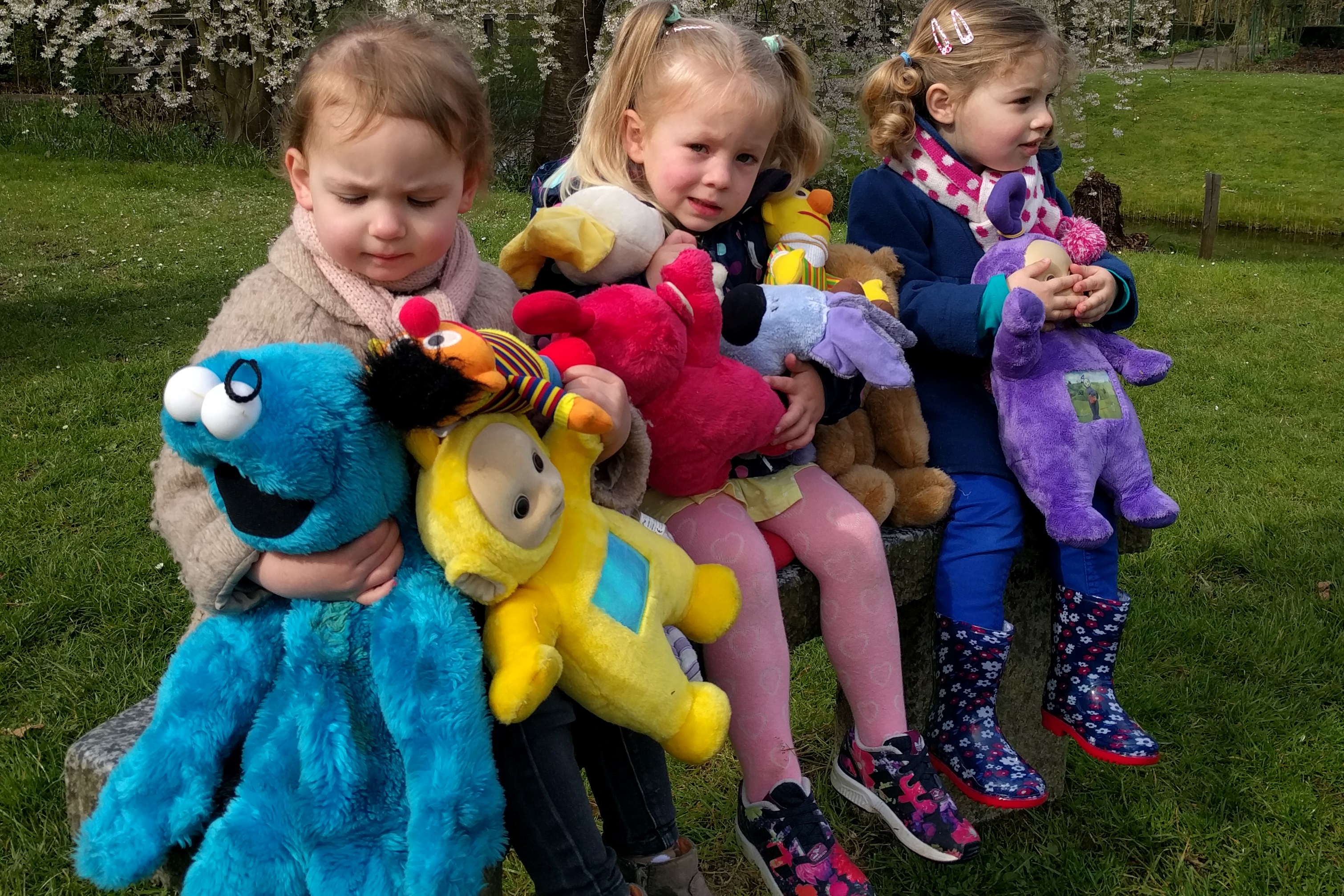 Peuters De Rakkers op knuffelspeurtocht