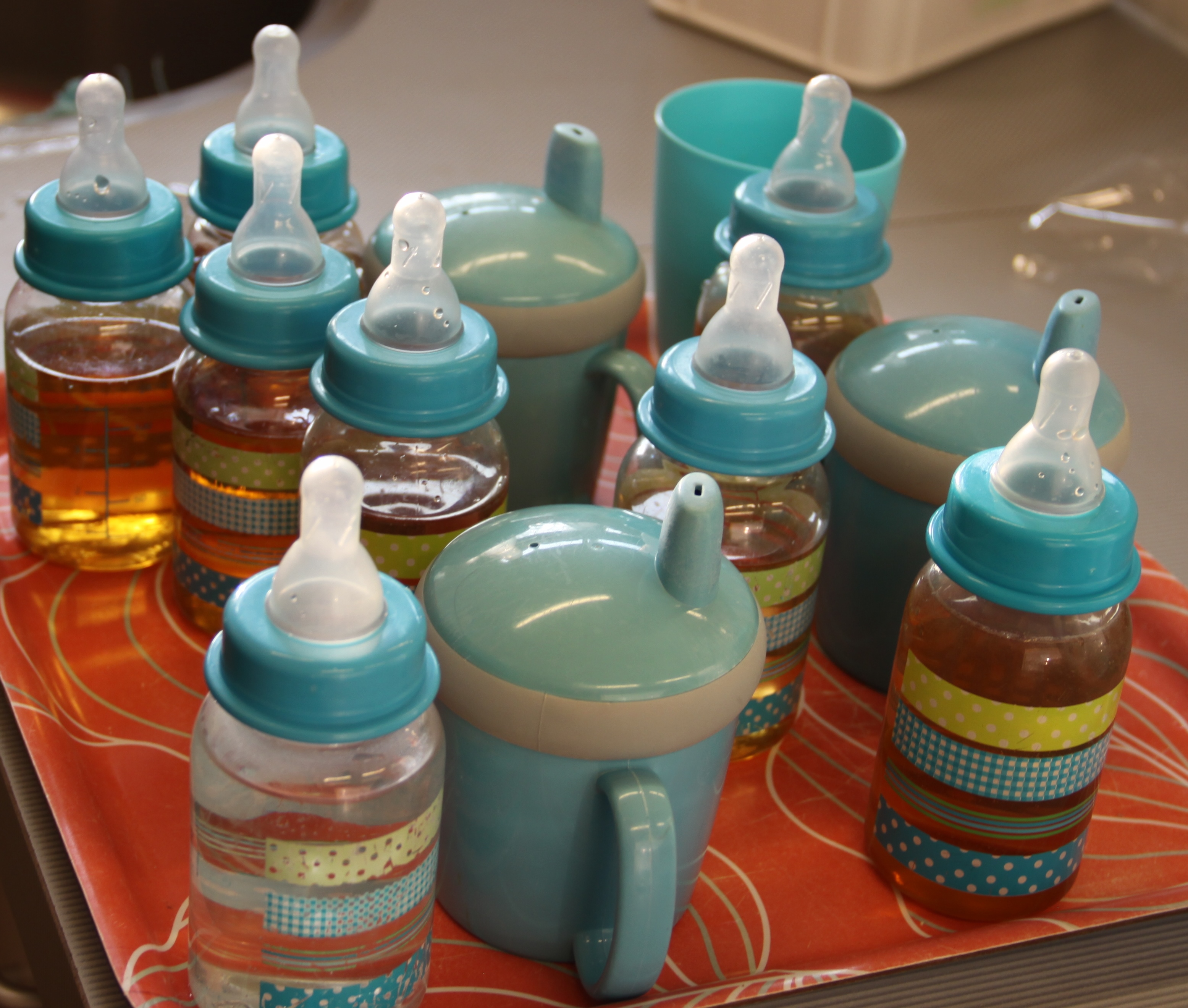 Van fles en/of tuitbeker naar beker