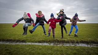 buitenspelen in de kou